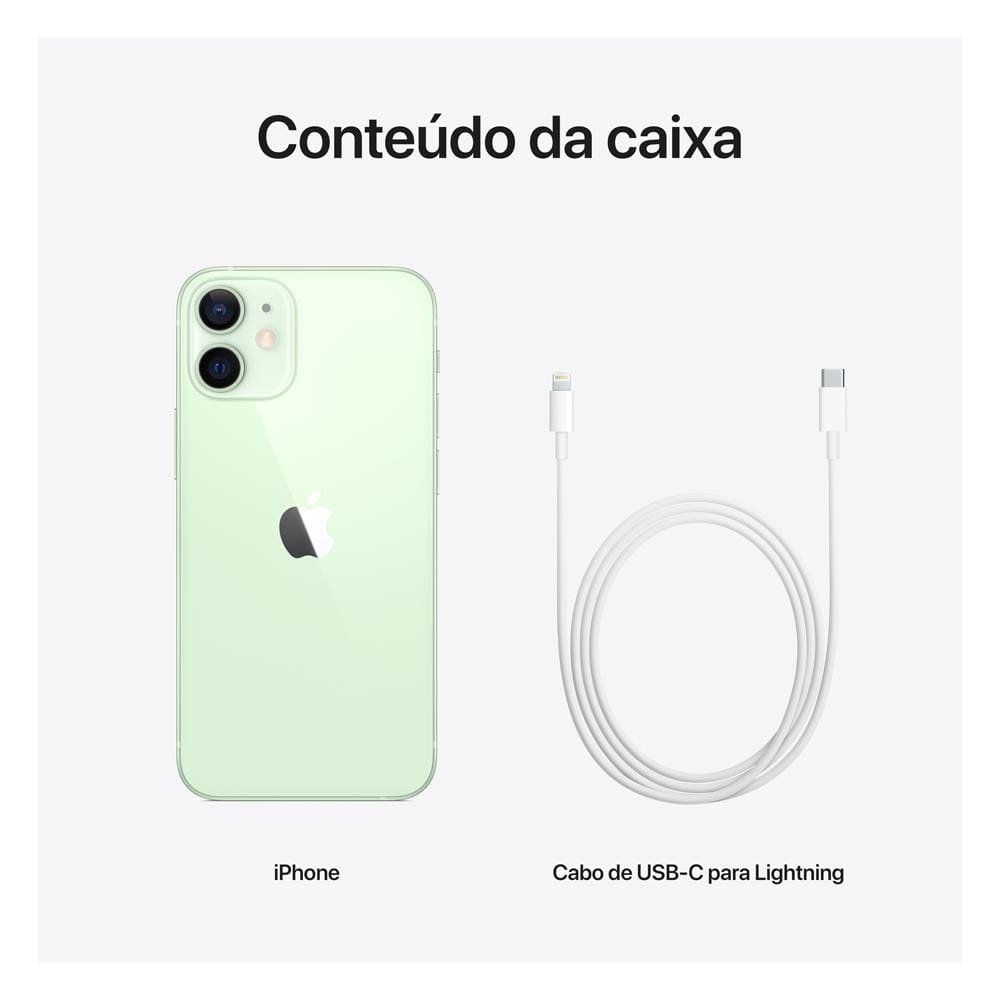 iPhone 12 mini Apple 256GB Verde | Casas Bahia