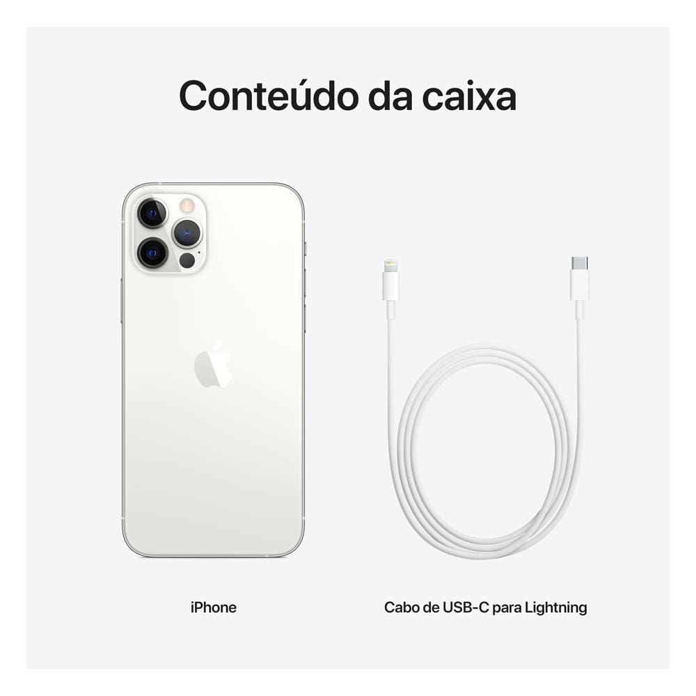 iPhone 12 Pro Apple 512GB Prateado | Casas Bahia