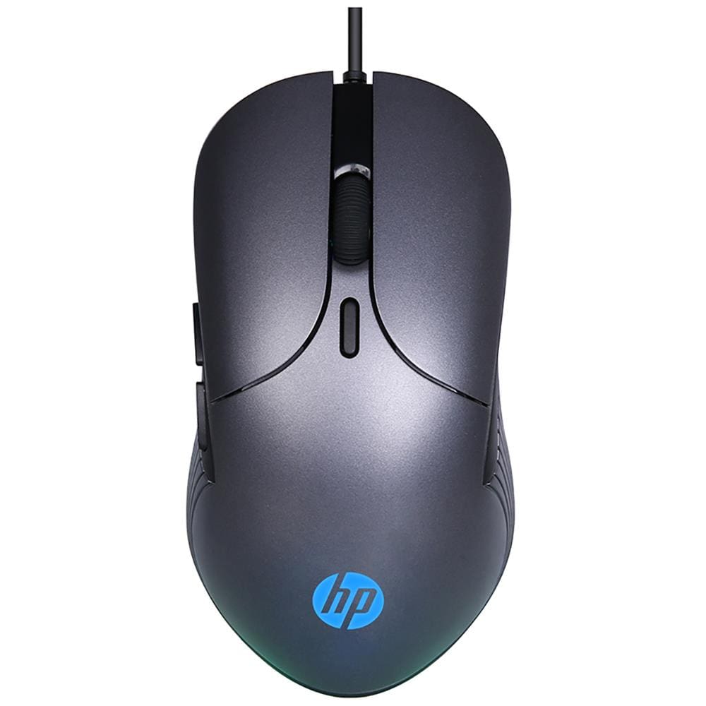 Mouse Gamer HP M280 com 2.400 Dpi RGB - Cinza