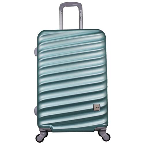 Mala de Viagem Média Yins Brasil YS21067VD-M com Rodas Giro 360° em ABS - Verde é boa?