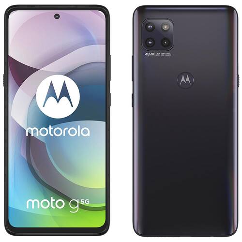 Smartphone Motorola Moto G 5G Preto Prisma 128GB, 6GB RAM, Tela de 6.7”, Câmera Traseira Tripla, Android 10 e Processador Octa-Core