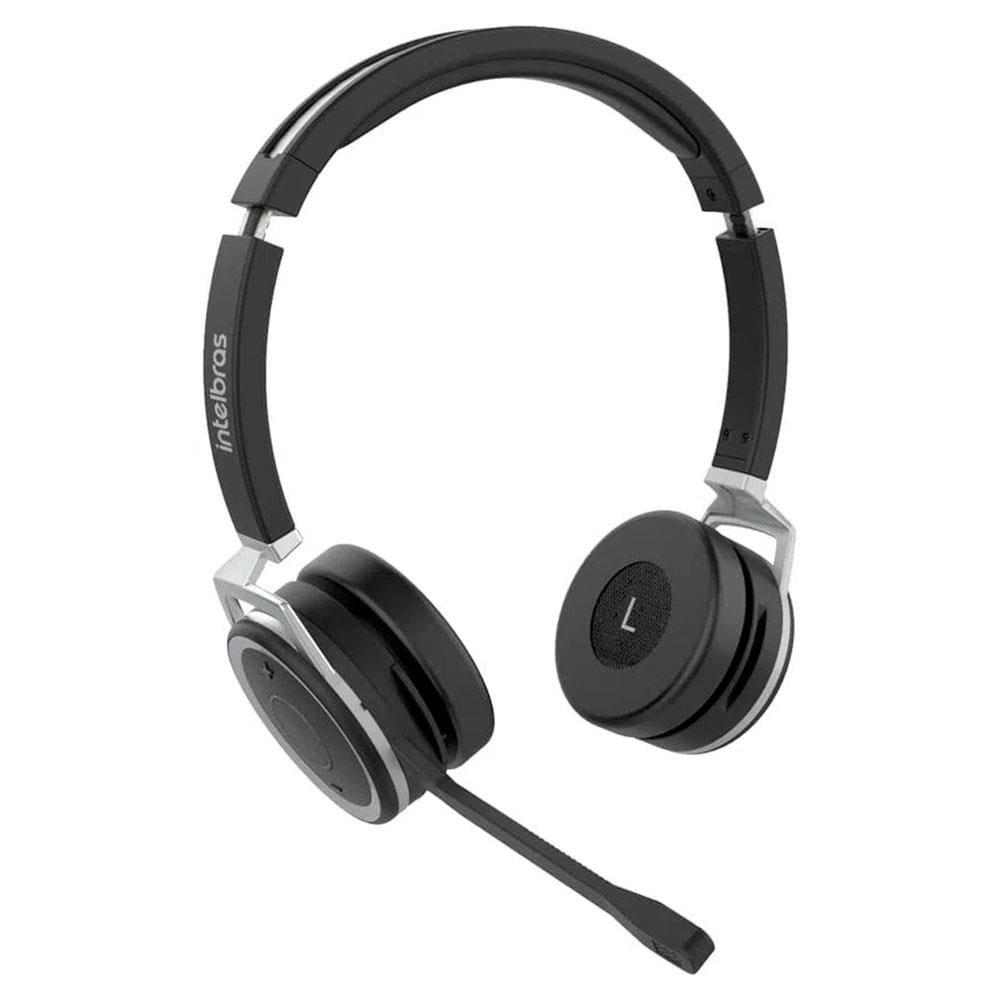 Headset Bluetooth Intelbras WHS-80 BT - Preto