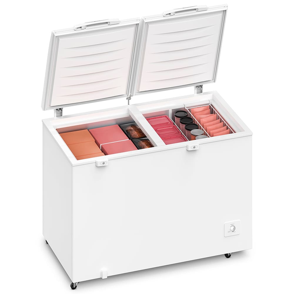 WD40EFAX新品2個セット Freezer Horizontal Dupla Ação com 2 Tampas Cega 419 Litros BIVOLT