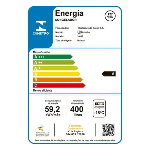 Freezer Horizontal Electrolux H440 2 Portas - Branco | Casas Bahia