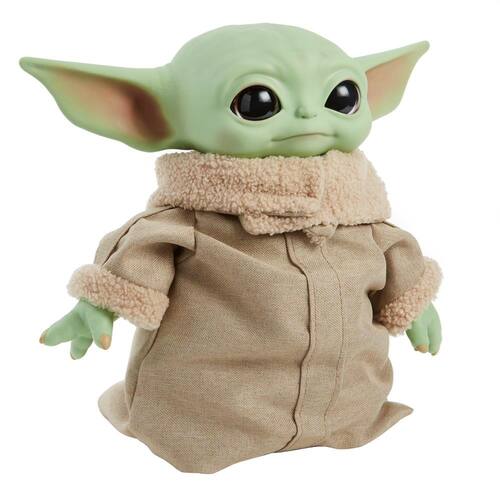Pelúcia Baby Yoda Star Wars Mattel The Mandalorian GWD85 – 27cm Menor preço em Pelúcia Baby Yoda Star Wars Mattel The Mandalorian GWD85 – 27cm