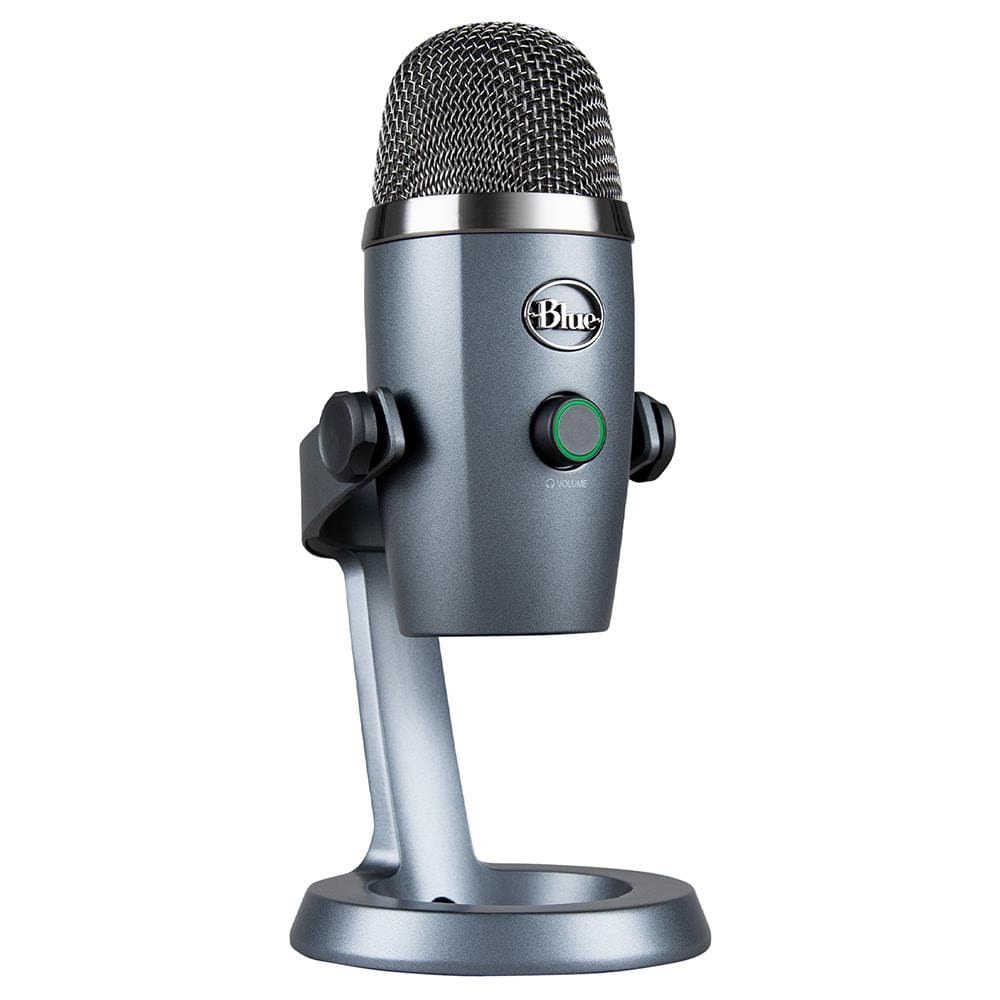Microfone Condensador Logitech USB Blue Yeti Nano - Cinza