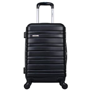 Mala de Bordo Yins Brasil YS21066P com Rodas Giro 360° em ABS 20 - Preta