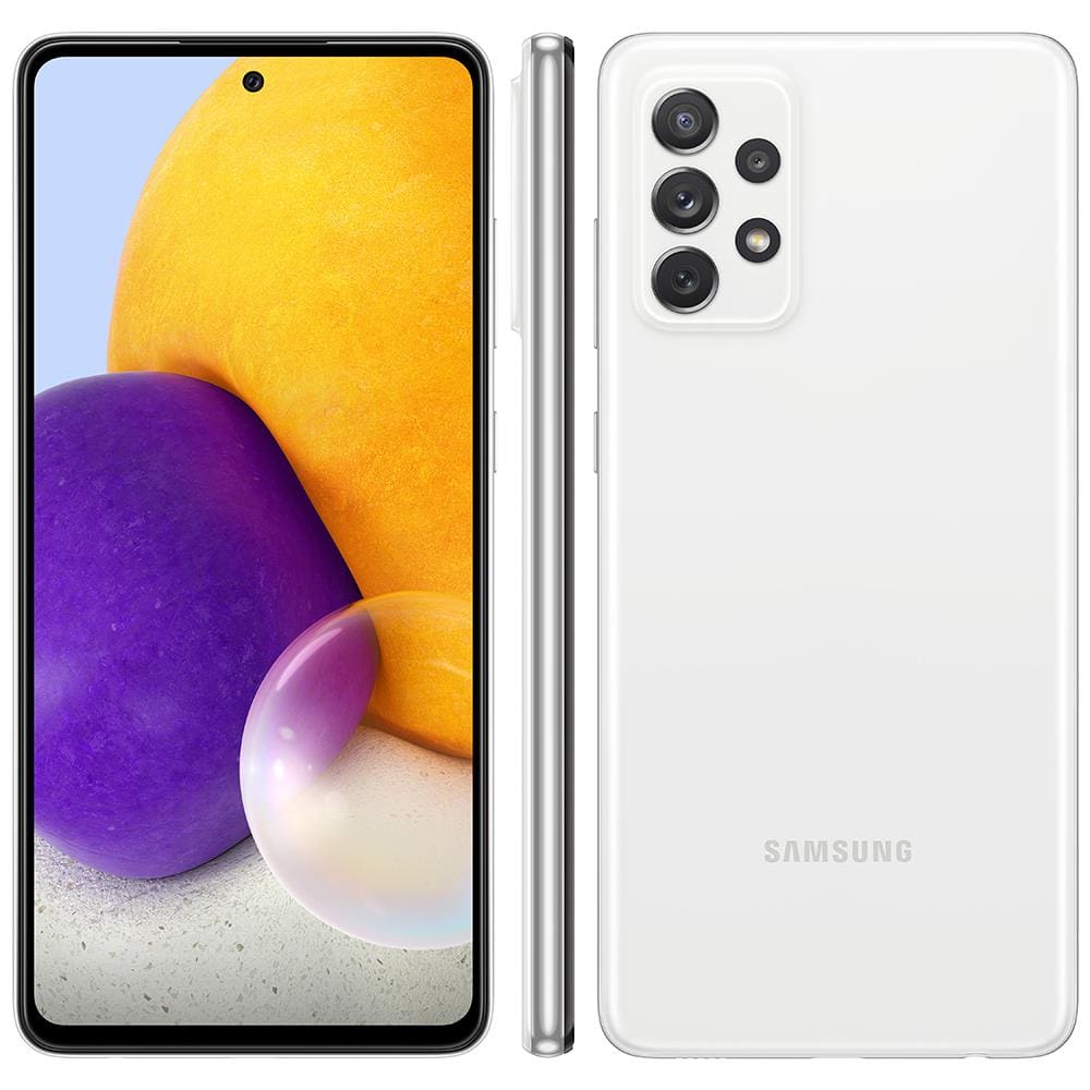 Smartphone Samsung Galaxy A72 Branco 128GB, | Casas Bahia