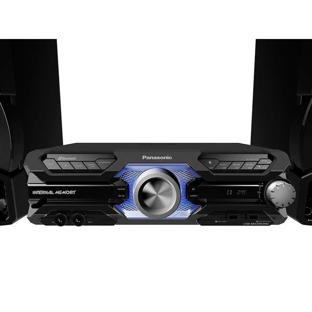 Mini System Panasonic AKX730LBK com Modo Futebol, | Casas Bahia