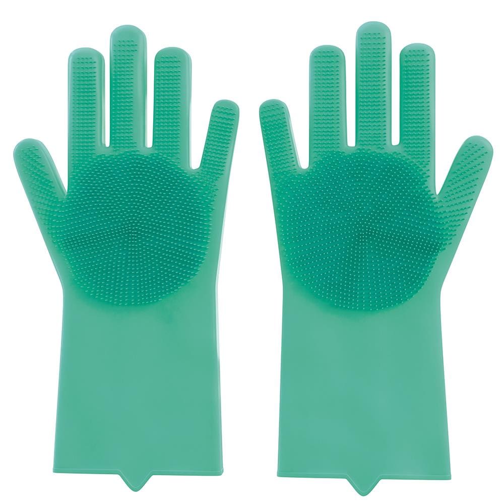 Luva Esponja para Limpeza Flashlimp de Silicone - 1 Par