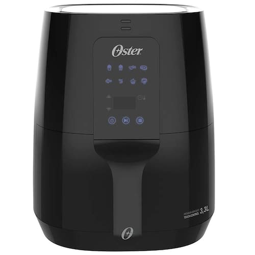 Fritadeira Elétrica Sem Óleo Air Fryer Oster OFRT950 3,3L Digital Control - Preta Menor preço em Fritadeira Elétrica Sem Óleo Air Fryer Oster OFRT950 3,3L Digital Control - Preta