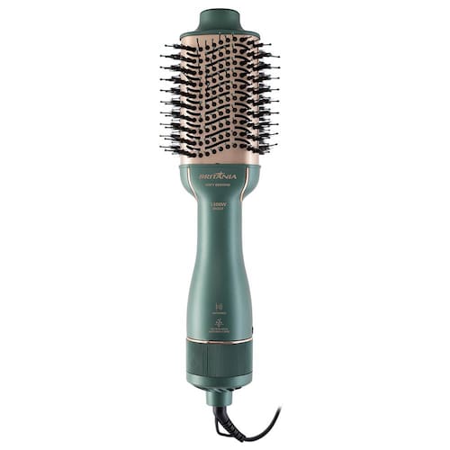 Escova Secadora Britânia Soft BES13 Luz Infrared com Cabo Giratório 1300W Verde - Bivolt é ruim? Escova Secadora Britânia Soft BES13 Luz Infrared com Cabo Giratório 1300W Verde - Bivolt é boa?