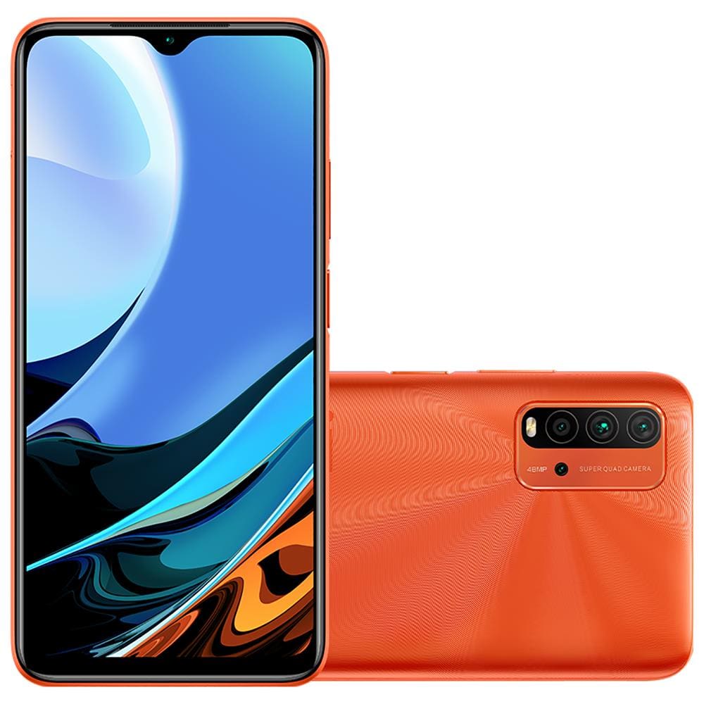 Smartphone Xiaomi Redmi 9T Laranja 128GB, | Casas Bahia
