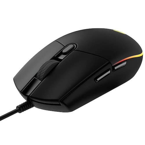Mouse Gamer Logitech G203 LIGHTSYNC - Preto Menor preço em Mouse Gamer Logitech G203 LIGHTSYNC - Preto