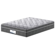 Colchão de Casal Probel Village D28 com Molas Ensacadas e Pillow Euro 30x138x188cm - Branco/Preto