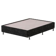 Base Box para Colchão de Casal Probel Village 38x138x188 cm - Preto