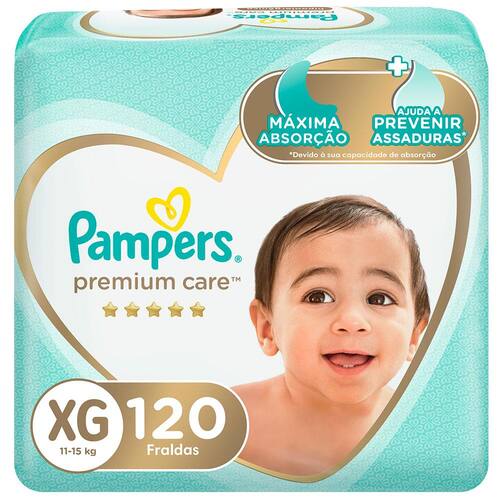 Fralda Pampers Premium Care Jumbo XG - 120 Unidades é boa?