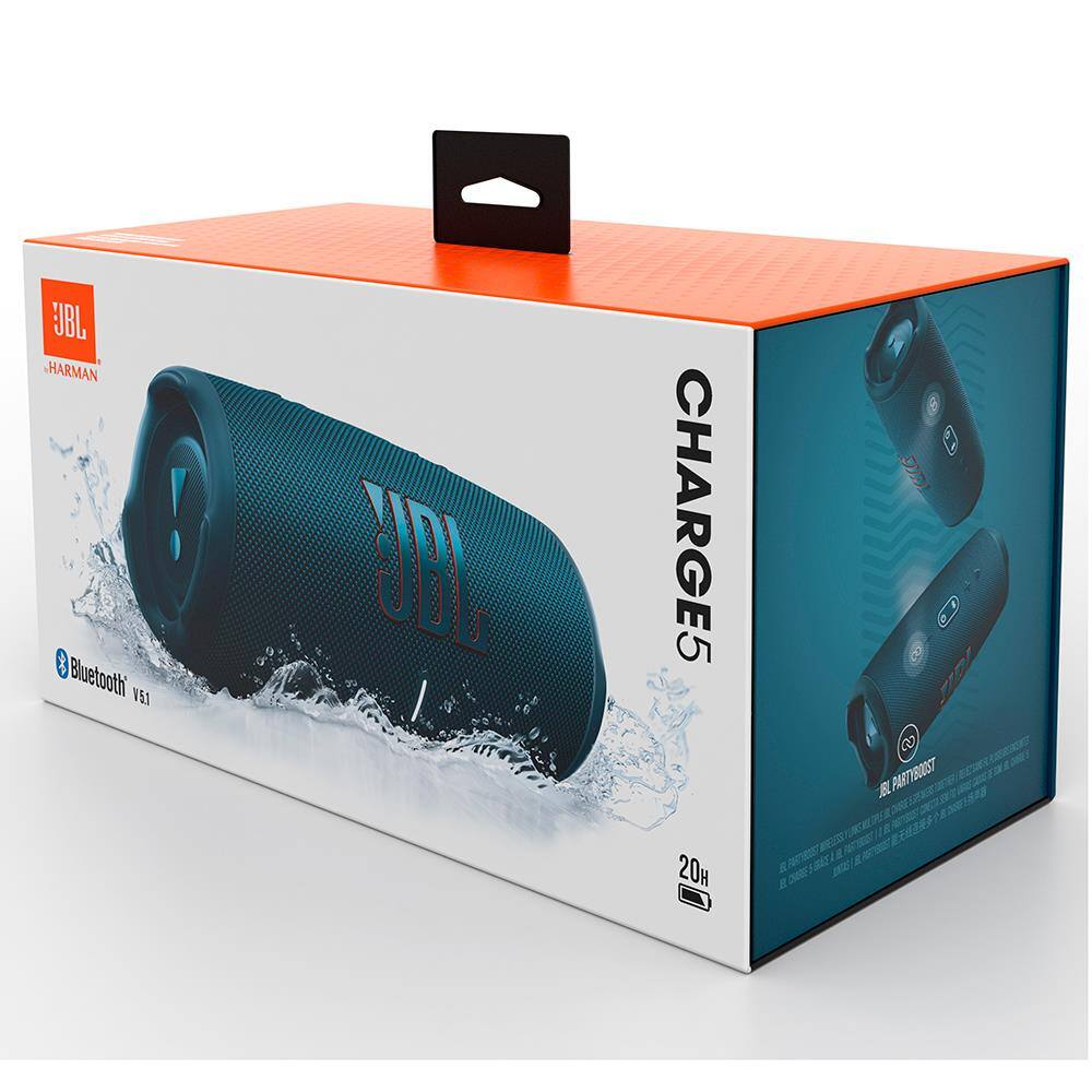 Caixa de Som Portátil JBL Charge5 com Função | Casas Bahia