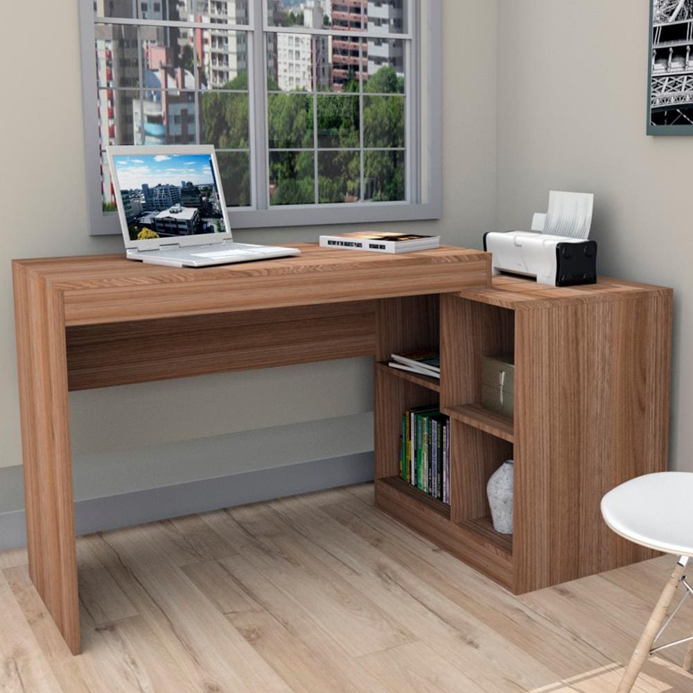 Escrivaninha Flex Appunto Moove com 4 Nichos | Casas Bahia