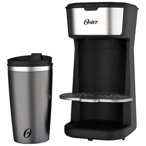 Cafeteira Elétrica Oster 2Day 2 em 1 OCAF200 2 Xícaras - Preta Menor preço em Cafeteira Elétrica Oster 2Day 2 em 1 OCAF200 2 Xícaras - Preta