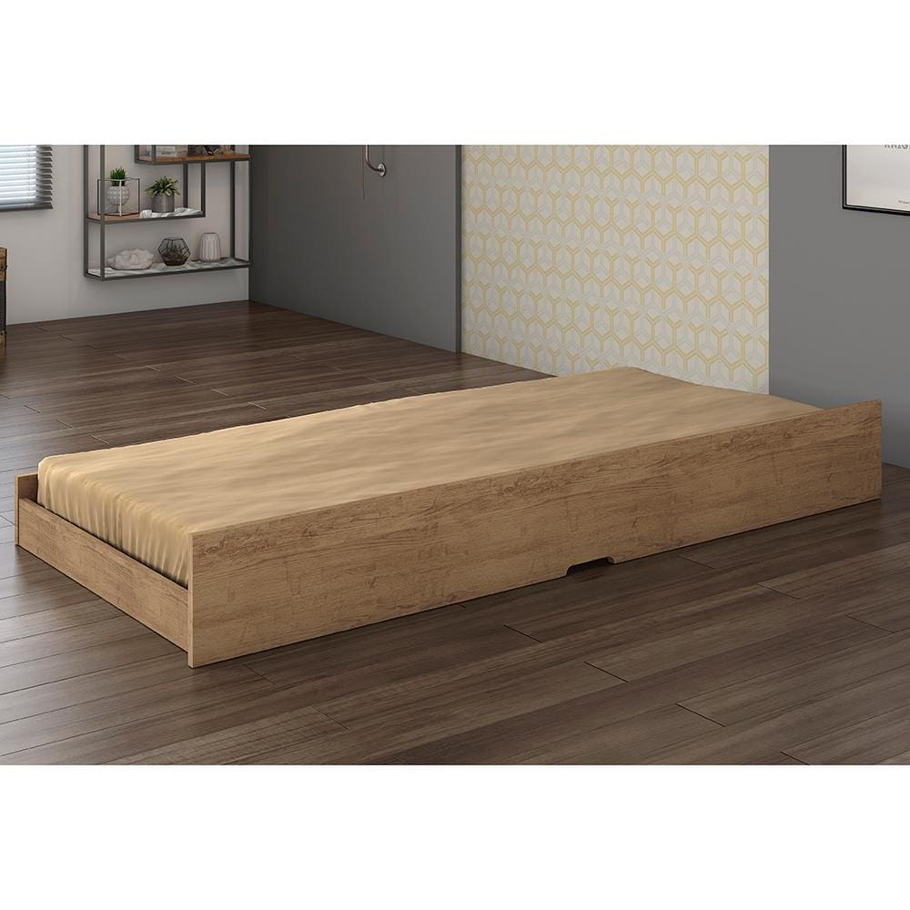 Cama Auxiliar Conquista Premium II  - Amêndoa Fosco