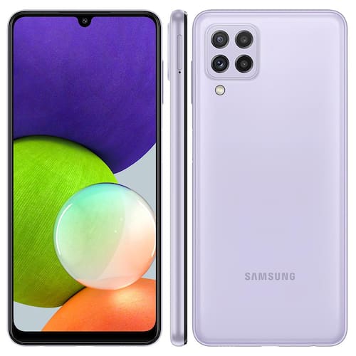 Smartphone Samsung Galaxy A22 Violeta 128GB, 4GB RAM, Câmera Quádrupla Traseira, Tela Infinita de 6.4", Bateria de 5000mAh, Dual Chip e Octa Core é boa?