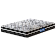 Colchão Queen Size Probel Guarda Costas Premium Hiper Firme Espuma D20, 28 e 40 22x158x198cm - Branco/Preto