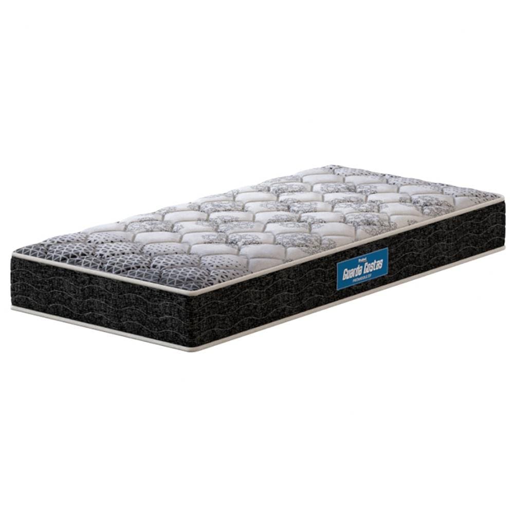Colchão Solteirão Probel Guarda Costas Promiddle Espuma D28 22x100x200cm - Branco/Preto