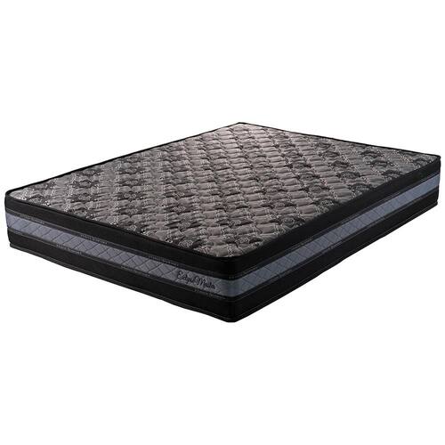 Colchão de Casal Hellen Eclipse Master com Pillow Top e Molas Ensacadas 27x138x188 cm - Preto/Cinza