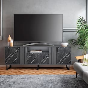 Rack Colibri Juruá com 180 cm de Largura, 3 Portas, Ideal para TV de até 70”