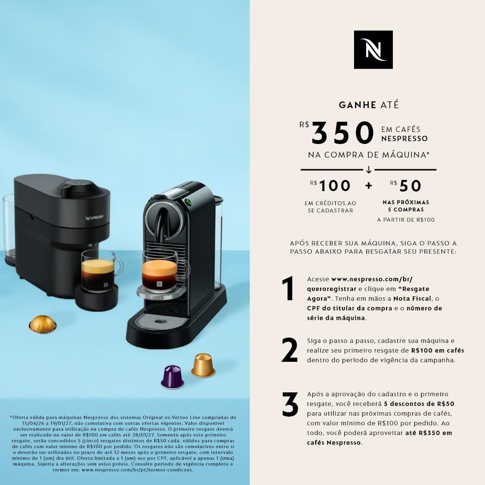 MAQ CAFE NESPRESSO ESSENZA MINI C30 | Casas Bahia