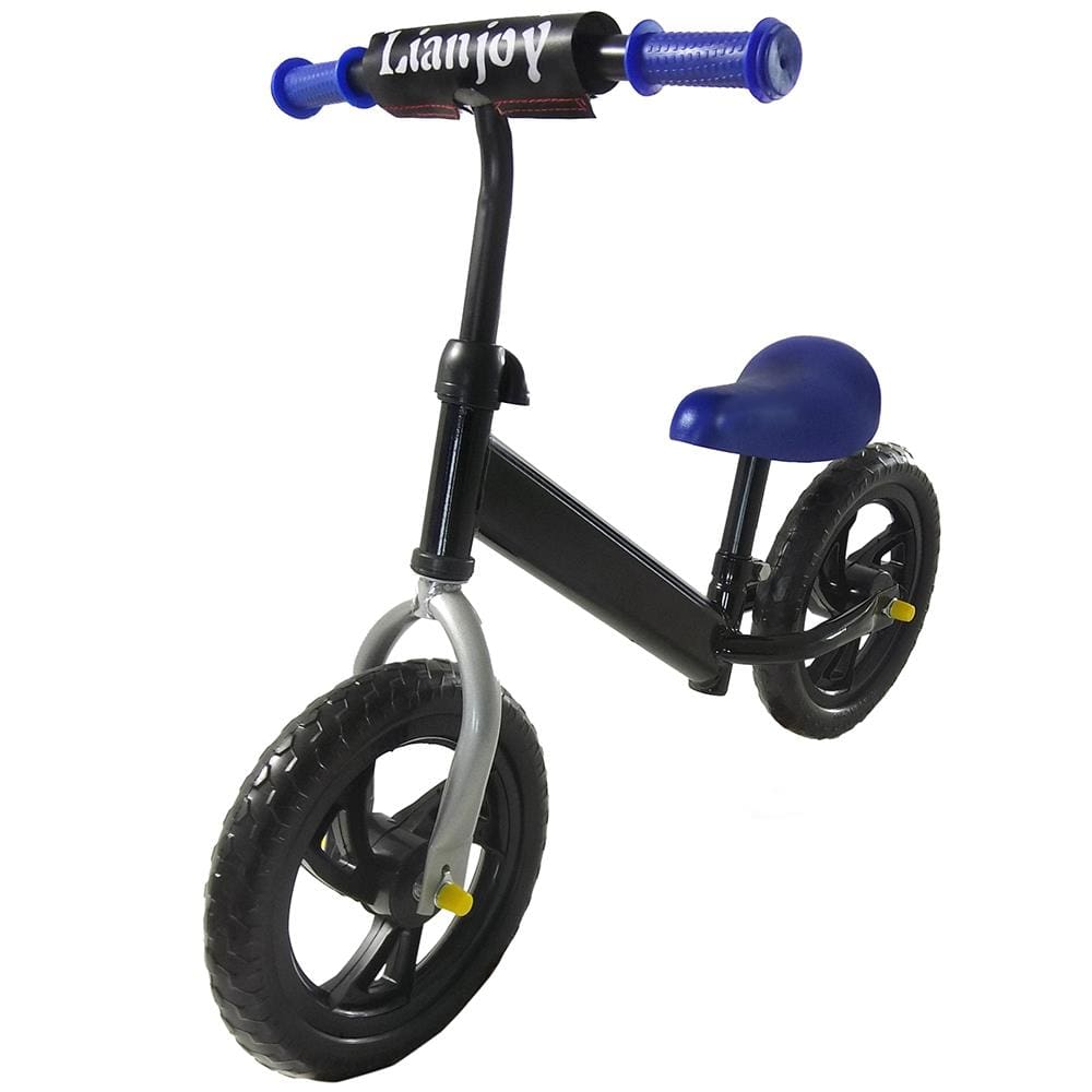 Bicicleta de Equilíbrio Aro 12 7635 Zippy Toys - Preta/Azul
