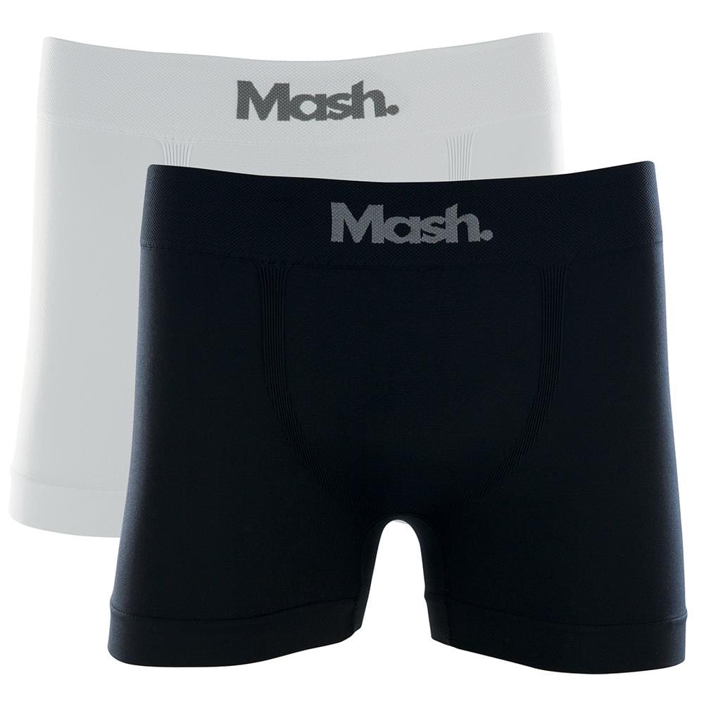 Kit 2 unidades Cueca Boxer Micro Sem Costura - Mash