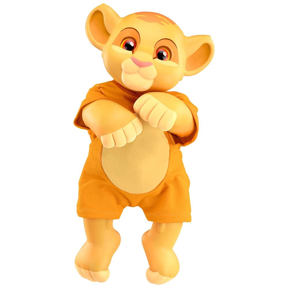 Boneco Roma Amor De Filhote Simba Baby 5173 - Amarelo