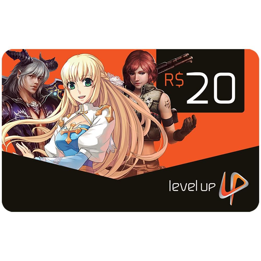 Gift Card Level UP R$10 Reais - Gift Card Online