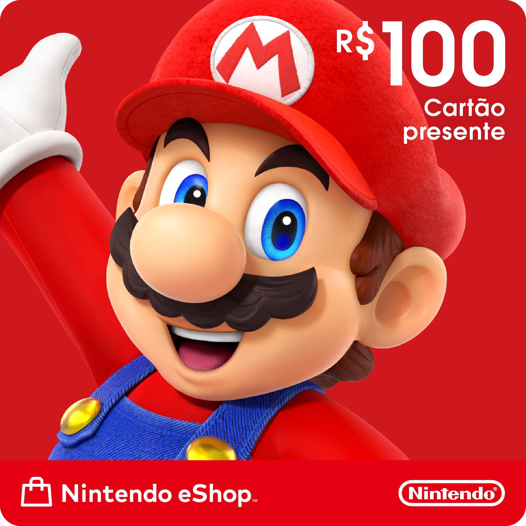 Gift Card Digital Nintendo - R$ 100