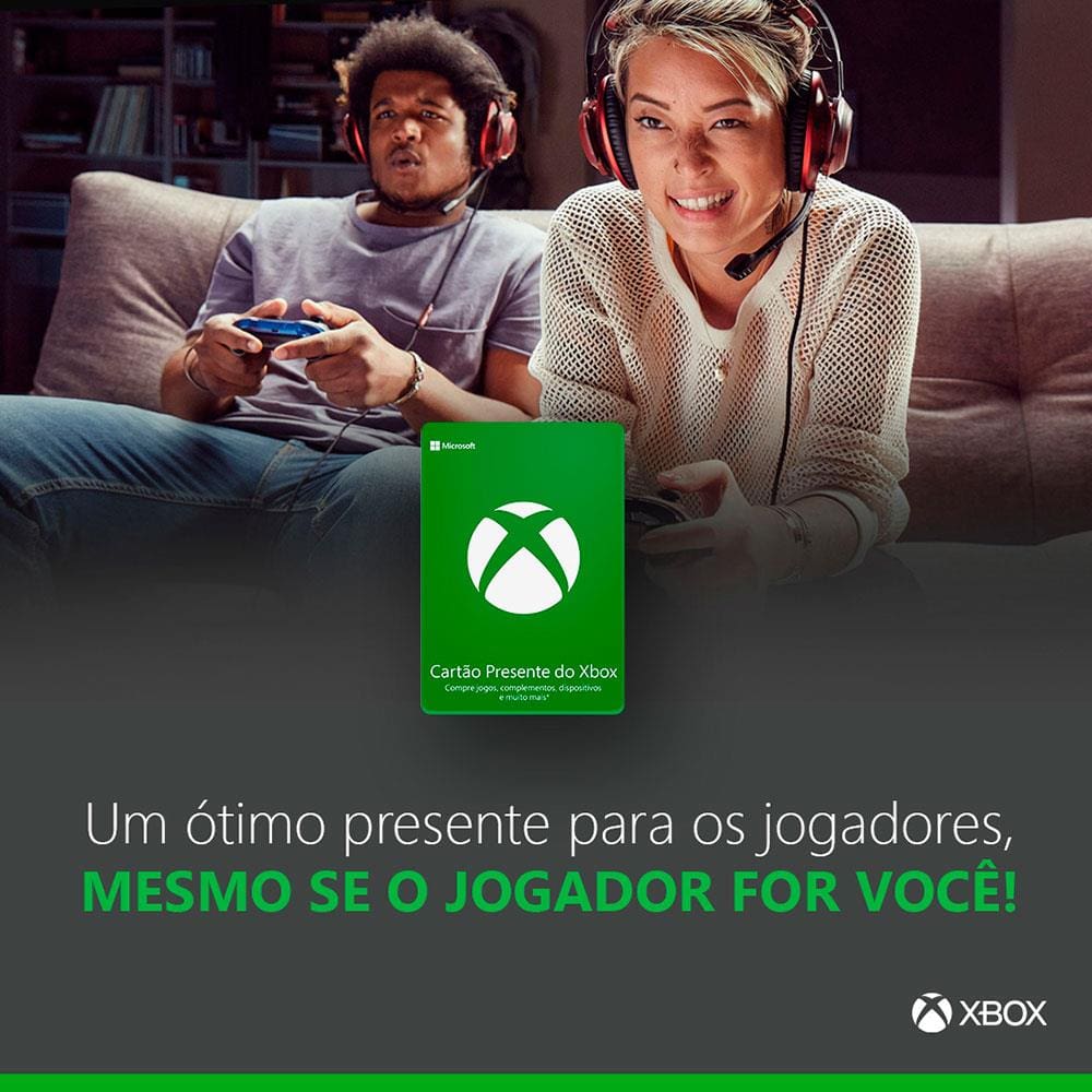 Cartão-presente - Microsoft Store Brazil