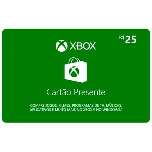 Cartão Presente Roblox 25 Reais  Robux e Experiências Incríveis - Xbr