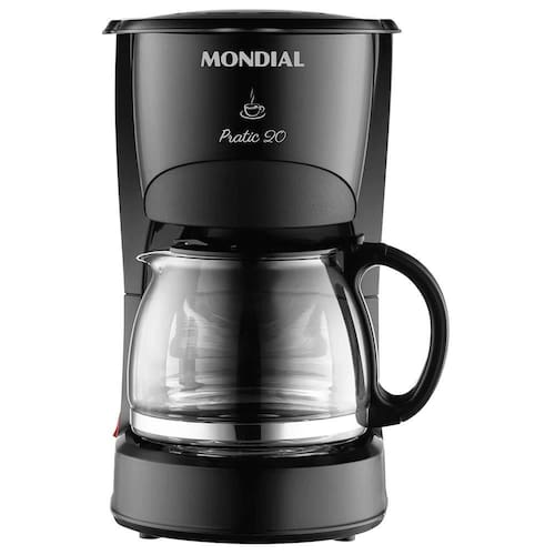 Cafeteira Elétrica Mondial Pratic CN-01 20 Xícaras - Preta