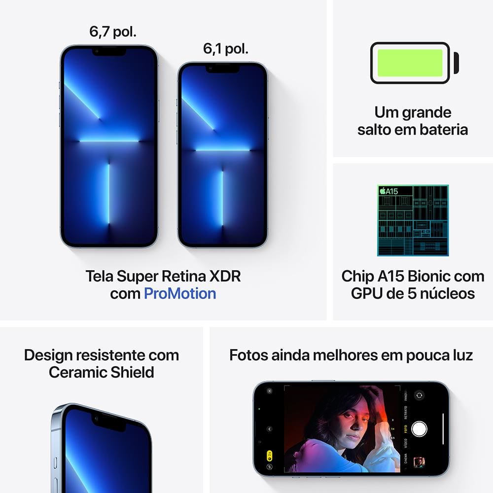 iPhone 13 Pro Max Apple 256GB | Casas Bahia