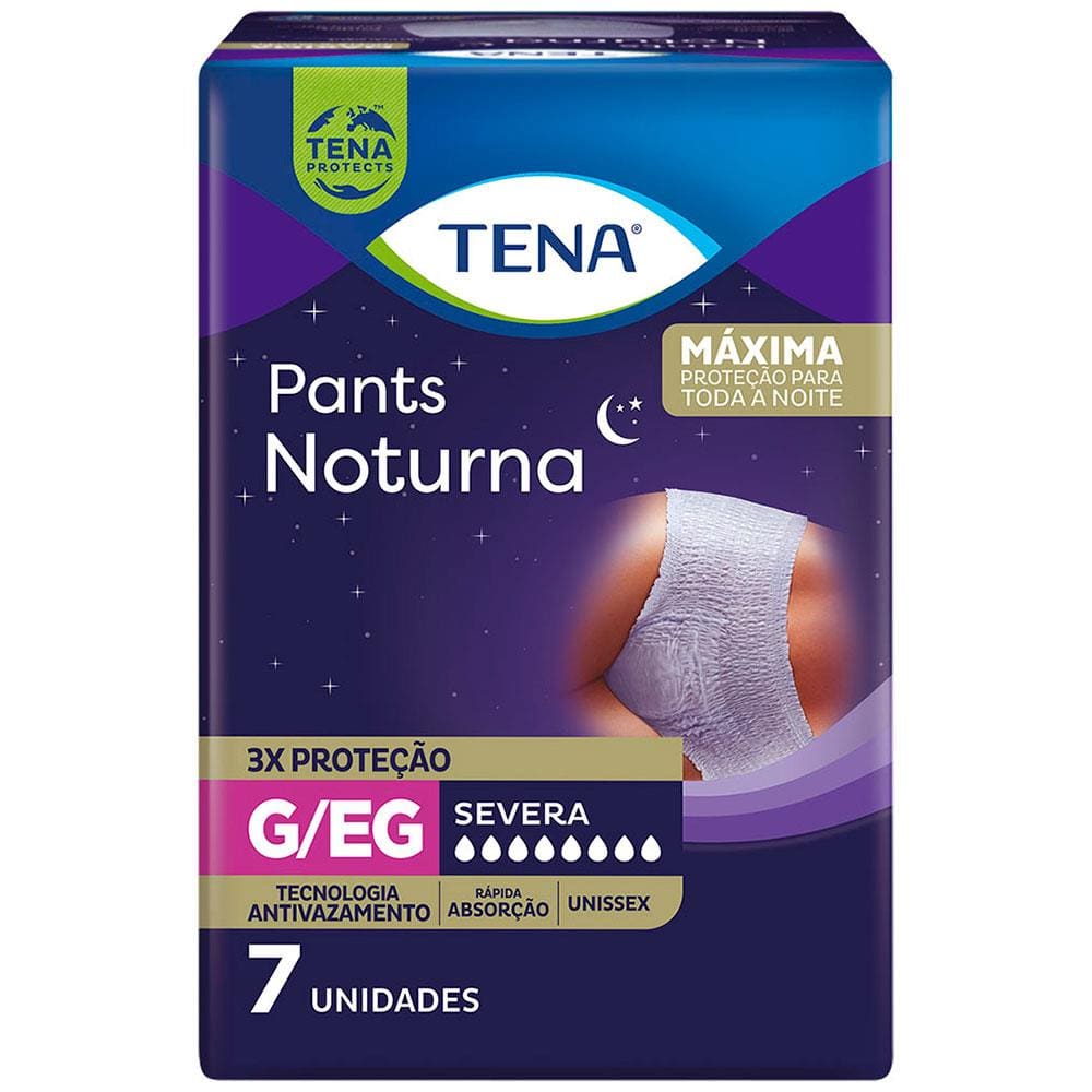 Roupa Íntima Tena Pants Noturna G/EG - 7 Unidades