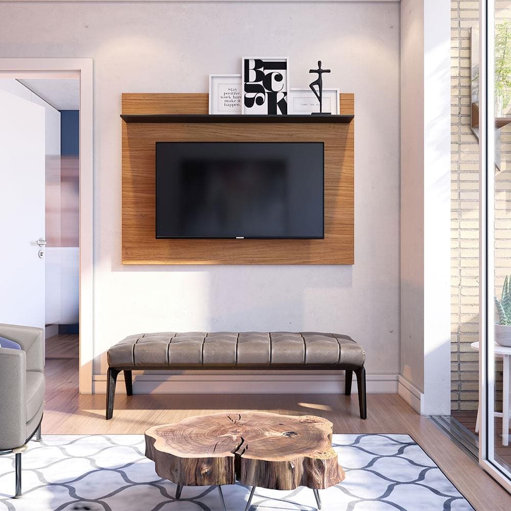 Painel Colibri Maia com 135 cm de Largura, Ideal para TV de até 55”