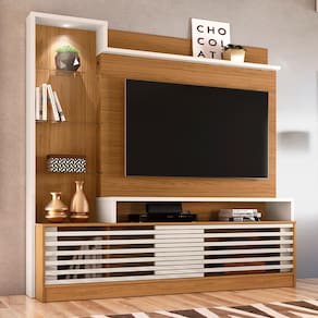Estante Home Theater Madetec Frizz Prime para TV de até 55 polegadas