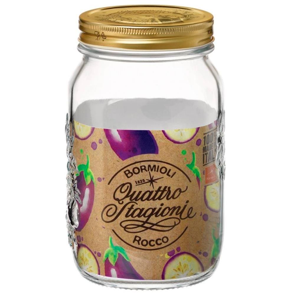 Pote Hermético Bormioli Rocco Quattro Stagioni em Vidro – 1 L