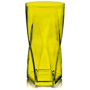 Copo Crisa Rombus Amarelo Neon - 465 ml