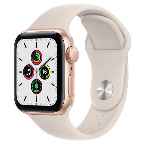 Apple Watch SE GPS, 44mm Caixa Dourada de Alumínio com Pulseira Esportiva Estelar é boa?
