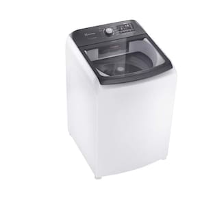 Lavadora de Roupas Electrolux LEC17 Premium Care com Cesto Inox, Jet&Clean e Time Control Branca – 17kg