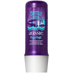 Creme de Tratamento Aussie Mega Moist 3 Minute Miracle Super Hidratação - 236ml