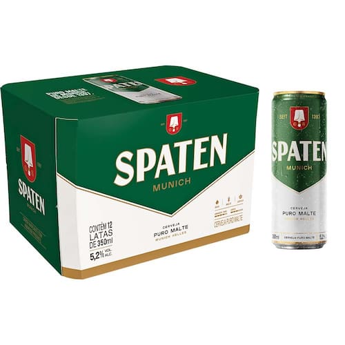 Cerveja Spaten Lata Sleek 350ml Pack - 12 Unidades é boa?