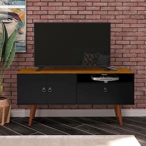 Rack Patrimar Brito com 137 cm de Largura, Ideal para TV até 46”